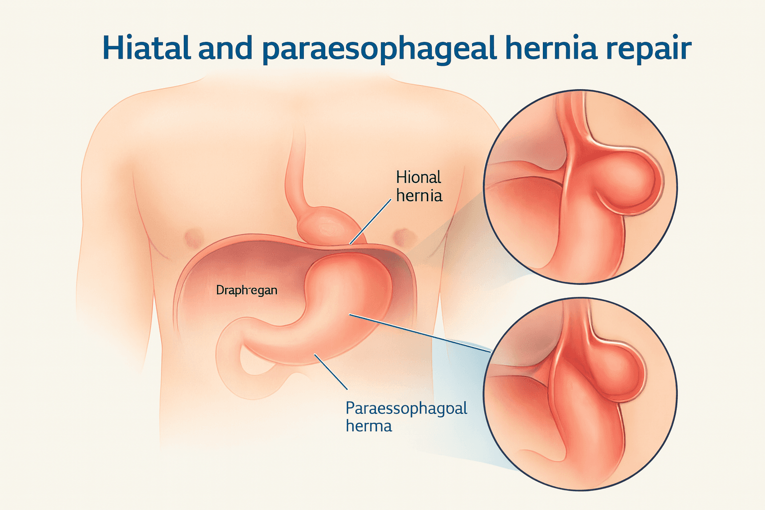 Hiatal and paraesophageal hernia repair